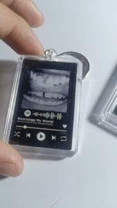 Gantungan Kunci Spotify Akrilik Custom: Aksesori Musik Custom