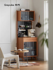 GREY CUBE | Gray Square Real Wood Modular Storage Sideboard