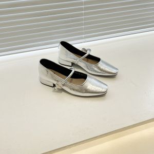 Elegant Versatile Womens Flat Sandals French Style Mary Janes Pointed Toe Quality Shoes Comfortable Wearing for Young Women