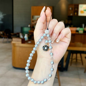 [Ban Shidi] Accessible Luxury Beaded Mobile Phone Lanyard Pendant DIY Creative Pearl Phone Case Ornaments 2025 New Arrival Crystal Fancy Original Luxury Bracelet Camellia Bracelet
