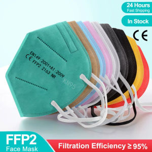 10-100Pcs FFP2 Masks  KN95 Face Mask Filter 5Layers Adult kn95 Mascarillas Quirurgicas Homologadas Reusable FFP2 Mask