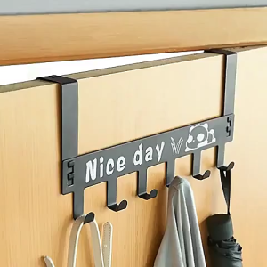 Over The Door Hook Hanger Door Back Hook Daily Home Rear Hook Hanger Bag Clothes Towel Hat Organizer