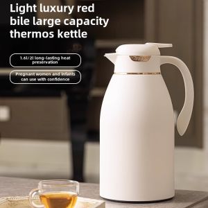 Water Thermos Glass Liner for Home Kettle High-End Thermos Large Capacity Hot Water Bottle Hot Water Bottle Teapot