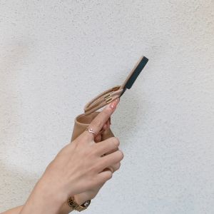 [FA] New leather pointed toe flat mules women sandals