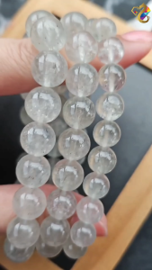 Collection Grade Rare Twinkle Stars Silver Mica Bracelet