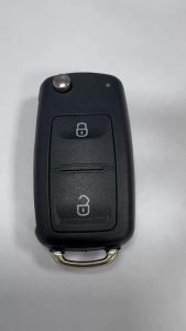 YOCASTY Flip Remote Gấp Vỏ Chìa Khóa Dành Cho VW Volkswagen Tiguan Golf Sagitar Polo MK6 Từ Xa Không Dây Bao