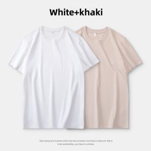 HKRUT | Trendy Summer White Cotton Short Sleeve T-Shirt