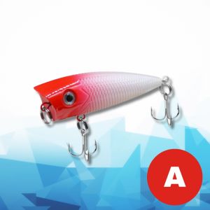 Gewang / Umpan Ikan  Tiruan Casting Killer Topwater Floating Popper Fishing Lure Bait Sebarau Haruan Siakap Toman Bass