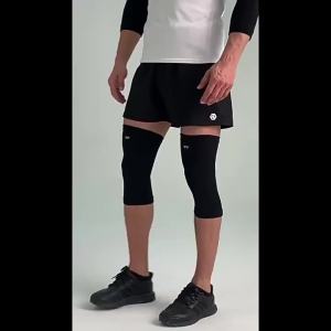 Thin Elastic Breathable Knitted Knee Pads for Basketball Fitness Running for Men and Women