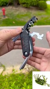 COD TaffSPORT Multifunctional 15 in 1 EDC Repair Tool - HW0668 / kunci set lengkap obeng kunci sepeda terbaru terlaris desain minimalis genggam perkakas praktis dan lengkap terbaik untuk di bawa bahan stainless tidak mudah berkarat viral paling di cari