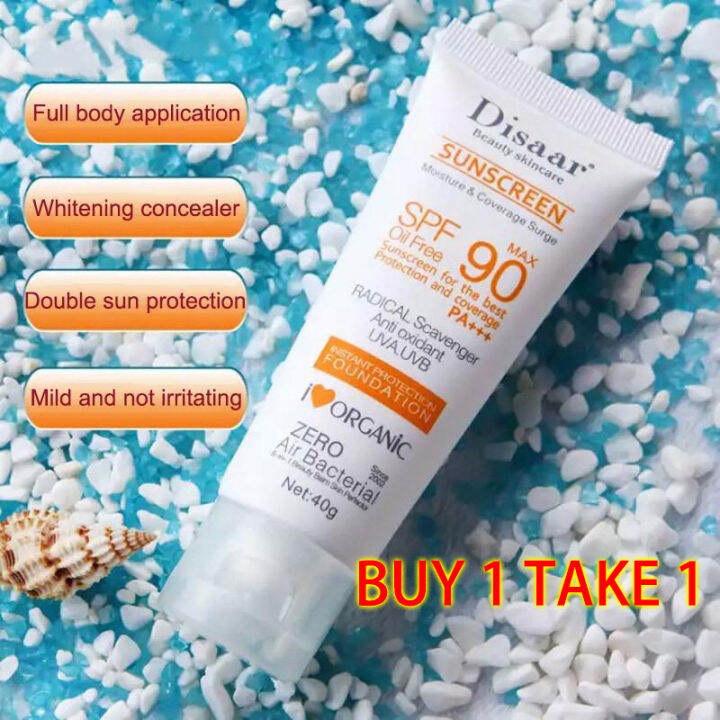 Disaar Facial Spf 90 Skin Care Sunscreen Cream Waterproof Lastingmoisturizing Protect Sunblock 1199