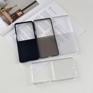 szhaiyu | Fashion Translucent Matte Ultra Thin Case for Samsung Galaxy Z Flip 8 7 6 5 4 3 5G Flip7 FE Shockproof Hard PC Clear Slim Cover
