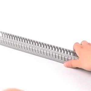 2 METERS PVC Cable Tray Duct Cable Raceway Rack Cable Management Organizer Electrical Cable Open Slot Raceway || IGD