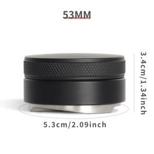 Coffee Distributor Espresso Distribution Tool/Leveler 3 Angled Slopes Adjustable Palm Tamper Fits 51/53/58mm Portafilter