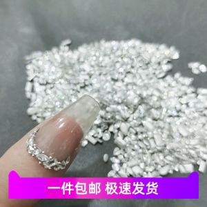 High Quality Mini Flat Bottom Small Zirconia Diamond Mixed Shapes Silver White Nail Wearable Jewelry Super Shiny Nail Art Tools