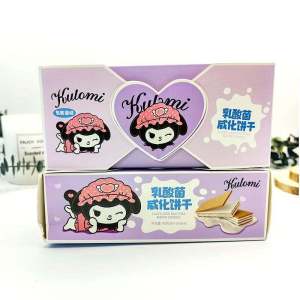 Kuromi Lactic Acid Bacteria Wafer Biscuit Box 50g Children Leisure Snacks Mooncake Return Gifts Candy Souvenir Biscuits