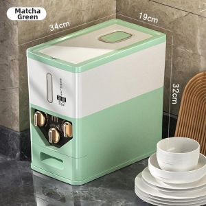 MOMIAN | Automatic Rice Dispenser Food Grade Insect Proof Moisture Proof Large Capacity Rice Container