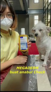 Virbac Megaderm 250ml - Vitamin Kulit & Bulu Anjing Kucing