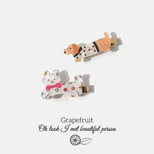 กิ๊บติดผมรูปสุนัขและแมวการ์ตูนน่ารักสำหรับเด็กผู้หญิง กิ๊บติดผมด้านข้าง กิ๊บติดผมหน้ากากเป็ด กิ๊บติดผมตกแต่งผม ทรงปากเป็ด