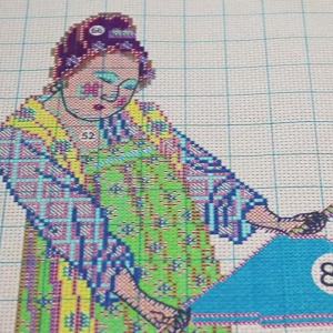 QIANHONGXIU | High Grade Classical Chinese Painting DIY Cross Stitch