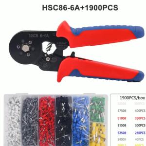 Bộ Kìm Bấm Đầu Cốt Hình Ống HSC8 Dành Cho Thợ Điện - Kìm Bền Chắc Dùng Cho Các Dự Án Điện Tự Làm