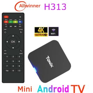กล่องทีวีแอนดรอยด์ Tanix TX1 ชิปประมวลผล Allwinner H313 รองรับ Wifi 2.4G มินิสมาร์ททีวีสติ๊ก ใช้พลังงานจากไฟ DC 5V 2A