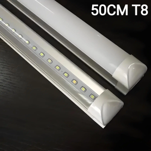 Super Bright 1.64FT/50CM T8 LED Tube Light Aluminum Alloy Shell Fluorescent Bar Lamp 25W AC220V 110V For Warehouse Wall Ceiling