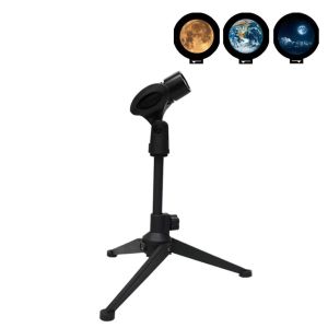 Creative Moon Light Projector Lamp Bedroom Table Lamp Earth Planet Atmosphere Lamp Children Night Light Photography Props