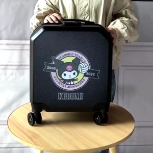 Cartoon Sanrio Travel Bag Cute for Kids New Kuromi Cinnamoroll and Mymelody Trolley suitcase