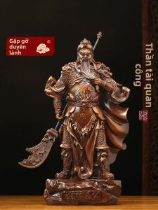 JUSHANYUAN | Wealth Attracting Guan Gong Statue For Home And Office
