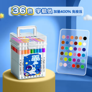 36 Colors Acrylic Markers Kids Watercolor pens Student art painting DIY album graffiti pen set childrens brush hand-painted quick-drying color painting