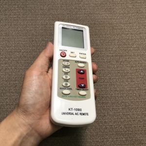Điều khiển máy lạnh đa năng KT-109II 1000in 1 mẫu mới nhất cho các dòng máy lạnh của hiện nay - Tặng kèm pin hàng loại tốt - Remote từ xa đa năng KT-109II