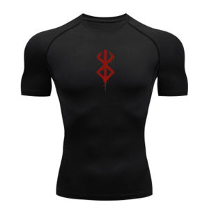 Summer Sports Tops Quick Dry Mens Compression Shirt Short Sleeve Second Skin Gym Workout Short Fitness Running T-Shirt Men Wear
