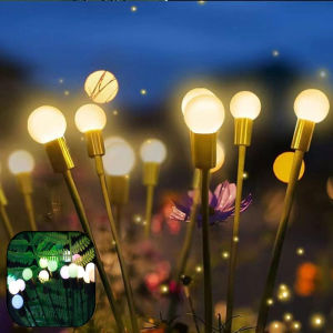 Solar Firefly Lamp Outdoor Color Changing Swinging Light Lawn Park Decoration Atmosphere Light