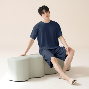 Baisina | Summer Cooling Short Sleeve And Pants Home Wear Set