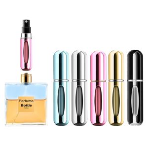 New Hot 5ml Portable Mini Refillable Perfume Atomizer Bottle Refill Perfume Spray Jar Refill Pump Jar Case for Traveling Tools