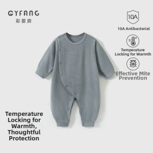 CAIYINGFANG | Warm Front-opening Baby Jumpsuit Autumn Winter