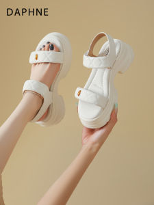 Daphne | Elevating Thick Sole Sandals Platform Hook and Loop