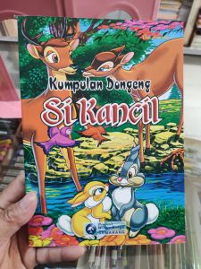 Kumpulan Dongeng Si kancil Berwarna atau hitam putih.