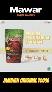 Mawar Super Laundry GOLDEN BRONZE Pelicin dan Pengharum Pakaian REFILL isi 900 ml Extra 10 persen