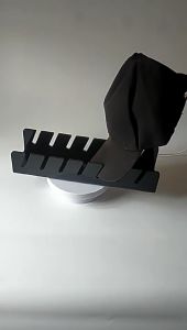 2-3 days Delivery Hat Display Stand Hat Rack Hat Stand For 7 Baseball Caps No Installation Required Acrylic Hat Organizer For Dresser Closet Black