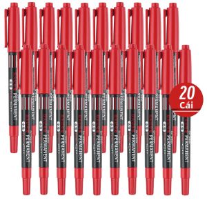 20 Cái/bộ Đôi Đầu Bút Đánh Dấu Đa Năng Chấm Bút Đánh Dấu Cho Kim Loại Chế Biến Gỗ Chống Thấm Nước Đen/Xanh Dương/Đỏ Bộ Bút Trang Trí Phòng Tắm