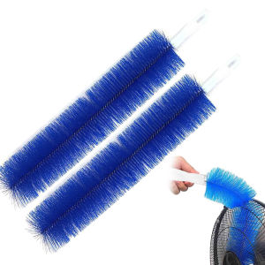 New Bendable Fan Brush Ultra-Fine Bristles Fan Inner Duster Remover Long Handle Air-conditioner Furniture Shutter Cleaning Tool