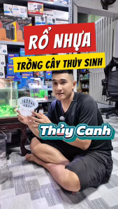 Rổ Nhựa Trồng Cây Thủy Sinh Thủy Canh Cho Chậu Tròn (13x9cm)