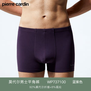 Pierre Cardin Mens Modal Seamless Boxer Briefs Thin Cut Free Fit Breathable Antibacterial Underwear Youth mid Waist U Design
