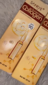 Saniye Collagen Sunscreen Philippines SPF 50 PA+++/Whitening/Matte finish/No white cast For women Best tinted sunscreen Philippines