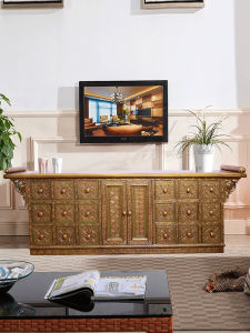 TAIMUJIA | Decorative Cabinet Thai Design Entrance And TV Storage