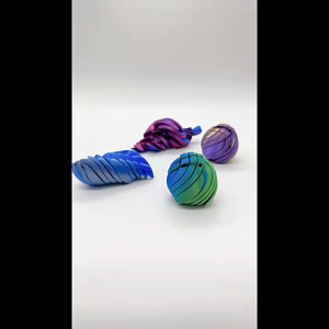 SG【In Stock】3D Printed Pressure Reducing Ball New Spiral Decompression Egg Creative Gifts Puzzle Development Stress Relieving Toys 1pcs