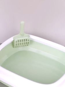 【Ready】Bak Pasir Kucing Baskom Pasir Kucing Litter Box Kucing Litter Box Kucing Kotak Kotoran Kucing Cat Litter Box liter box kucing size xl