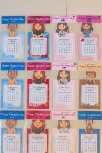 Chibi Customize Mini Cute Calendar Table/Own Design template